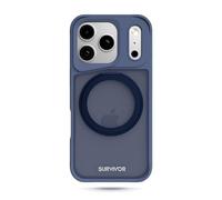 Survivor - Endurance Kick iPhone 17 Pro, Coque de téléphone Compatible Magsafe, testée Contre Les Chutes de 3 à 3,6 m, Ultra Durable, absorbe Les Chocs, résistante aux Rayures et Profil Mince (Bleu