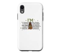 Survivor Fighter Strong Black Girl Power Women Melanin Magic Coque pour iPhone XR