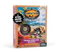 Survivor: Let’s Go to Rocks Game for Ages 8+, 2 to 6 Players, Strategy and Challenge Party Game with Rocks, Cards, and Immunity Necklace.