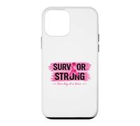 Survivor Ruban Rose pour Sensibilisation au Cancer du Sein Coque pour iPhone 12 Mini