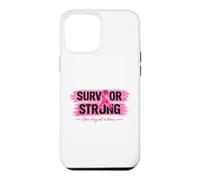 Survivor Ruban Rose pour Sensibilisation au Cancer du Sein Coque pour iPhone 12 Pro Max