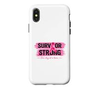 Survivor Ruban Rose pour Sensibilisation au Cancer du Sein Coque pour iPhone X/XS