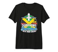 Survivre à la Jamaïque avec Ces Fous Jamaïque T-Shirt Haut de Gamme