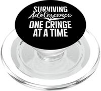 Survivre à l'adolescence One Cringe at a Time Adolescent PopSockets PopGrip pour MagSafe