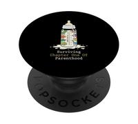Survivre au Premier chapitre de la parentalité : Parents d'un an PopSockets PopGrip Adhésif