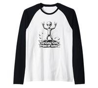 Survivre purement Hors de malgré l'art Extraterrestre Manche Raglan