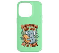Survivre une sieste à la fois - Koala endormi mignon Coque pour iPhone 14 Pro