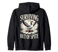 Survivre Uniquement grâce à Funny Goose Sweat à Capuche