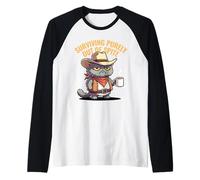 Survivre Uniquement par dépit Funny Cat Sarcastic Manche Raglan