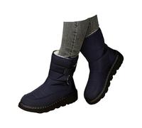 Surwin Bottes Hiver Femme Classic, Femme Bottines Chaussure Chaud Botte Courte Confortable Casual Chaussures Extérieur Antidérapant pour Randonnée Ville Neige 36-43 (707 Bleu,43)