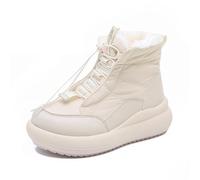 Surwin Bottes Hiver Femme Classic, Femme Bottines Chaussure Chaud Botte Courte Confortable Casual Chaussures Extérieur Antidérapant pour Randonnée Ville Neige 35-40 (28122 beige,39)