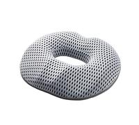 Surwin Coussin Chaise Coussin Coccyx Memory Foam Hemorroide Orthopedic Maillage Coussin Anti Escarres Fessier Donut Coussin Hemorroidaire pour Soulagement Pain Post Natal (One Size,Hommes Gris Clair)