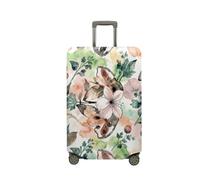 Surwin Elastique Housse de Valise Luggage Cover (fleurs peintes 1,M (22-24 pouces))