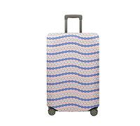 Surwin Elastique Housse de Valise Luggage Cover, Impression 3D Protéger Étui avec Fermeture Éclair, Lavable Réutilisable Anti-Rayures Bagages Voyage Couvre (Arc de Mode 2,M (22-24 Pouces))