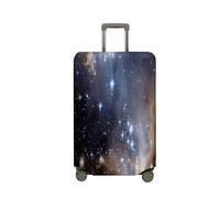Surwin Elastique Housse de Valise Luggage Cover, Impression 3D Protéger Étui avec Fermeture Éclair, Réutilisable Anti-Rayures Bagages Voyage Couvre (étoiles interstellaires 1,M (22-24 Pouces))