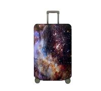 Surwin Elastique Housse de Valise Luggage Cover, Interstellaire Modèle 3D Protéger Étui avec Fermeture Éclair, Lavable Réutilisable Anti-Rayures Bagages Voyage Couvre (Univers 2,M (22-24 Pouces))