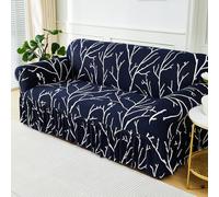 Surwin Housse de Canapé 1 2 3 4 Place avec Accoudoirs et Jupe Extensible Protection Canapé Chat Chien Housse canapé Élastiques Lavable Housse de Protection Antidérapant, Nordique (Branches,1 Places)