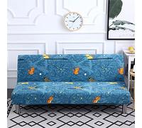 Surwin Housse de Clic Clac élastique Canapé 2/3 Places, Universel Housse de Canapé sans Accoudoir Couverture de Canapé-lit Tout Couvert Canapé Pliant Protecteur (150-190cm,Chat)