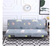 Surwin Housse de Clic Clac élastique Canapé 2/3 Places, Universel Housse de Canapé sans Accoudoir Couverture de Canapé-lit Tout Couvert Canapé Pliant Protecteur (190-230cm,Poisson)