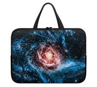 Surwin Housse Ordinateur avec Poignée, Motif Planète 3D Housse Ordinateur Portable Imperméable Housse pour Ordinateur avec Fermeture Éclair, Sac de Transport Pc (10 Pouces,Ciel étoilé Bleu)