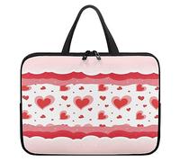 Surwin Housse pour Ordinateur Portable, Motif Coeur d'amour Housse Ordinateur Portable Imperméable avec Poignée et Fermeture Éclair Housse de Protection Ordinateur (10 Pouces,Étoile)