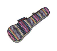 Surwin Housse pour Ukulélé Etui Sac Ukulélé Rembourré avec Bretelles Réglables, Fermeture à Glissière, Sac pour Ukulélé 21 23 26 Pouces, pour Soprano/Concert (26 pouces,Style B)