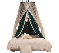 Surwin Moustiquaire de Lit, Universelle Grand Moustiquaire pour Lit Moustiquaire de lit en Forme de dôme Moustiquaire Lit pour Lit Simple Double King Size Enfant Adulte (Ananas)