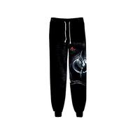 Surwin Pantalon de Jogging Impression 3D de Gorille Drôle pour Homme et Femme, Mode Grande Taille Taille Elastique Pantalons de Survêtement Casual Sweatpants avec Poche (Élégant,L)