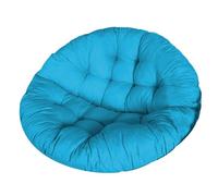 Surwin Papasan Coussins de Chaise Ronds, Housse de Coussin Papasan, 110cm Coussins pour Chaises de Jardin, Coussin de Chaise pour Intérieur,Extérieur,Salon,Jardin,Balcon (Bleu)
