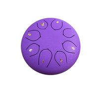 Surwin Rain Drum Extérieur, Tongue Drum Instrument de Musique Enfant Steel Tongue Drum avec Maillets et Sac, Drum Tambour de Pluie pour Méditation Yoga Performances (Violet)