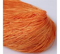 Surwin Rideau de Porte en Perles, Grâce Rideau Moustiquaire, Rideaux de Porte Anti Mouche, Separation de Piece Moustiquaire pour Cuisine, Chambre et Salon, décoration de Mariage (Orange,3x3m)