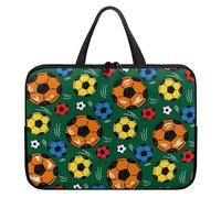 Surwin Sacoche pour Ordinateur Portable Porte-Documents Sacs À Main, Football Sac D'ordinateur Portable pour 10-17" Ordinateur Portable Ordinateur Portable Sacs (13",Vert foncé)