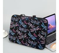 Surwin Sacoche pour Ordinateur Portable Porte-Documents Sacs À Main, Libellule Sac D'ordinateur Portable pour 10-17 Pouce Ordinateur Portable Ordinateur Portable Sacs (10",Ciel étoilé)