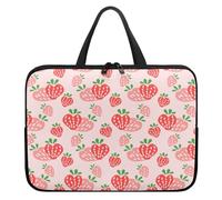 Surwin Sacoche pour Ordinateur Portable Porte-Documents Sacs Main, Impression 3D Sac D'ordinateur Portable pour 10-17" Ordinateur Portable Ordinateur Portable Sacs (12",Rose)