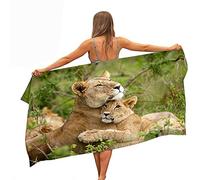 Surwin Serviette de Plage en Microfibre Anti Sable, Grande Taille Couverture de Voyage à Séchage Rapide Super Absorbant Légère Portable pour Plage Natation SPOR (Forêt Verte,80x160cm)