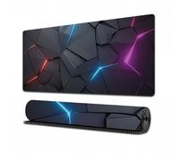 Surwin Tapis de Souris XXL,Style Crack Coloré Tapis Souris Gaming Tapis de Souris de Jeu Mouse Mat Lavable Grand sous Main Bureau avec Base en Caoutchouc Antidérapante (Style 2,400x900mm)