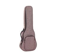 Surwin Ukulélé 21/23/26 Pouces, Housse pour Ukulélé Etui Ukulélé Sac Ukulélé Rembourré avec Sangle Réglable pour Soprano/Concert (26 Pouces,Brun clair)