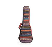 Surwin Ukulélé 21/23/26 Pouces, Housse pour Ukulélé Etui Ukulélé Sac Ukulélé Rembourré avec Sangle Réglable pour Soprano/Concert (21 Pouces,Bohemia 2)