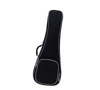 Surwin Ukulélé 21/23/26 Pouces, Housse pour Ukulélé Etui Ukulélé Sac Ukulélé Rembourré avec Sangle Réglable pour Soprano/Concert (26 Pouces,Noir)