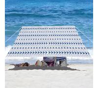 Surwin Voile d'Ombrage Exterieur Carré, Toile Ombrage Exterieur Imperméable, Toile d'Ombrage avec Protection UV Respirant pour Patio Plage Jardin 3D (Puzzle,200x240cm)