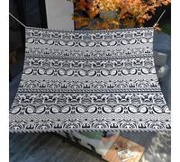 Surwin Voile d'Ombrage Imperméable Triangulaire, Retro Style, Voiles d'Ombrage pour Jardin, Toile Ombrage Exterieur 95% Protection UV Toile Solaire pour Patio (Gris et Bleu,180x180cm)