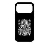 Surya Eye of The Sun Vedic Hindou Sun God Coque pour iPhone 17 Pro Max