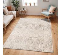 Surya Livabliss Oran Vintage - de Salon, Salle à Manger, Chambre, Cuisine - Boheme Chic, Design Traditionnel Oriental Multicolore, Coloré Poil Court 130x170 cm - Gris, Charbon, Moutarde