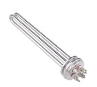 SUS304 1.5 ''élément Chauffant Électrique De Brassage Thermoplongeur À Trois Pinces For La Chaleur L'eau Liquide 2500 W/3500 W/4500 W Performance De Chauffage Rapide(Gray,4.5kw)