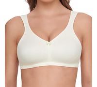Susa 9756 - Soutien-gorge de tous les jours - Sans armature - Uni - Femme, Blanc (102), FR : 95C (Taille fabricant : 80C)