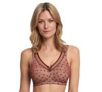 Susa BH Ohne Bügel Soutien-Gorge, Semi-Transparent, Ruby Red, 80E Femme