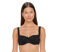 Susa Damen BH (Push-up) 7592, Soutien-Gorge Femme, Noir (004) - 75C