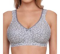 Susa Damen kompakter Funktions-BH Ohne Bügel Soutien-Gorge sans Armatures, Gris (024), 110E Femme