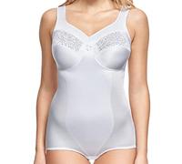 Susa Damen Korselett mit Shape-Effekt Body, Blanc (003), 125D Femme