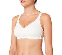 Susa Damen BH Ohne Bügel Gemoldet Organic-Cotton Soutien-Gorge sans Armatures, Pouces Opaques, Blanc (229), 90A Femme
